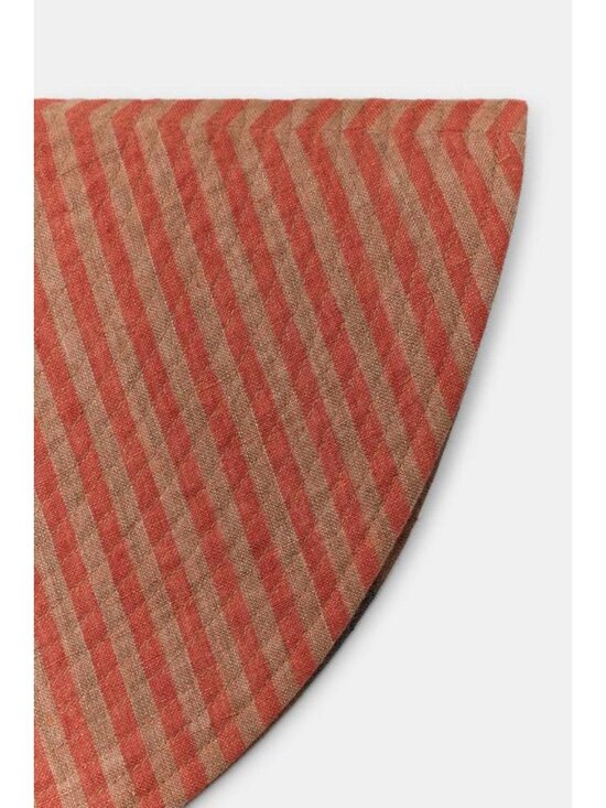 ZARA REVERSIBLE STRIPED LINEN HAT main image 6